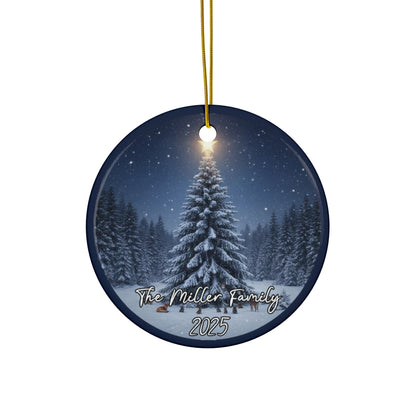 Starry Night Christmas Ornament