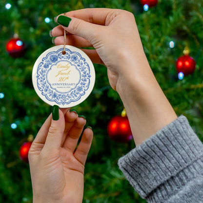 Personalized Anniversary Ornament