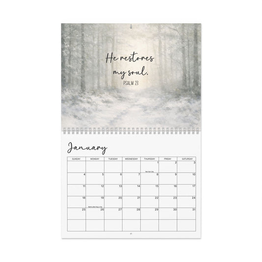 2026 Bible Verses Wall Calendar