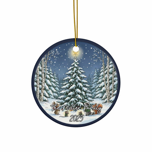 Woodland Creatures Christmas Ornament