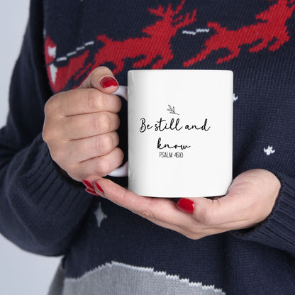 Be Still and Know Personalized Christian Mug