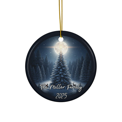 Lunar Star Christmas Ornament