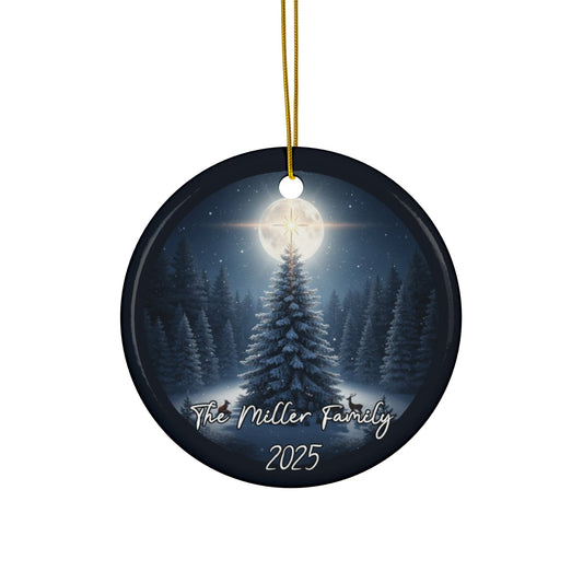 Lunar Star Christmas Ornament