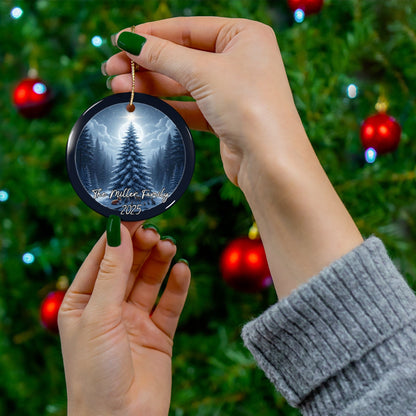 Cloudy Night Christmas Ornament