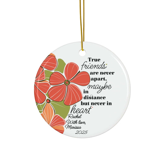 Ceramic True Friend Ornament