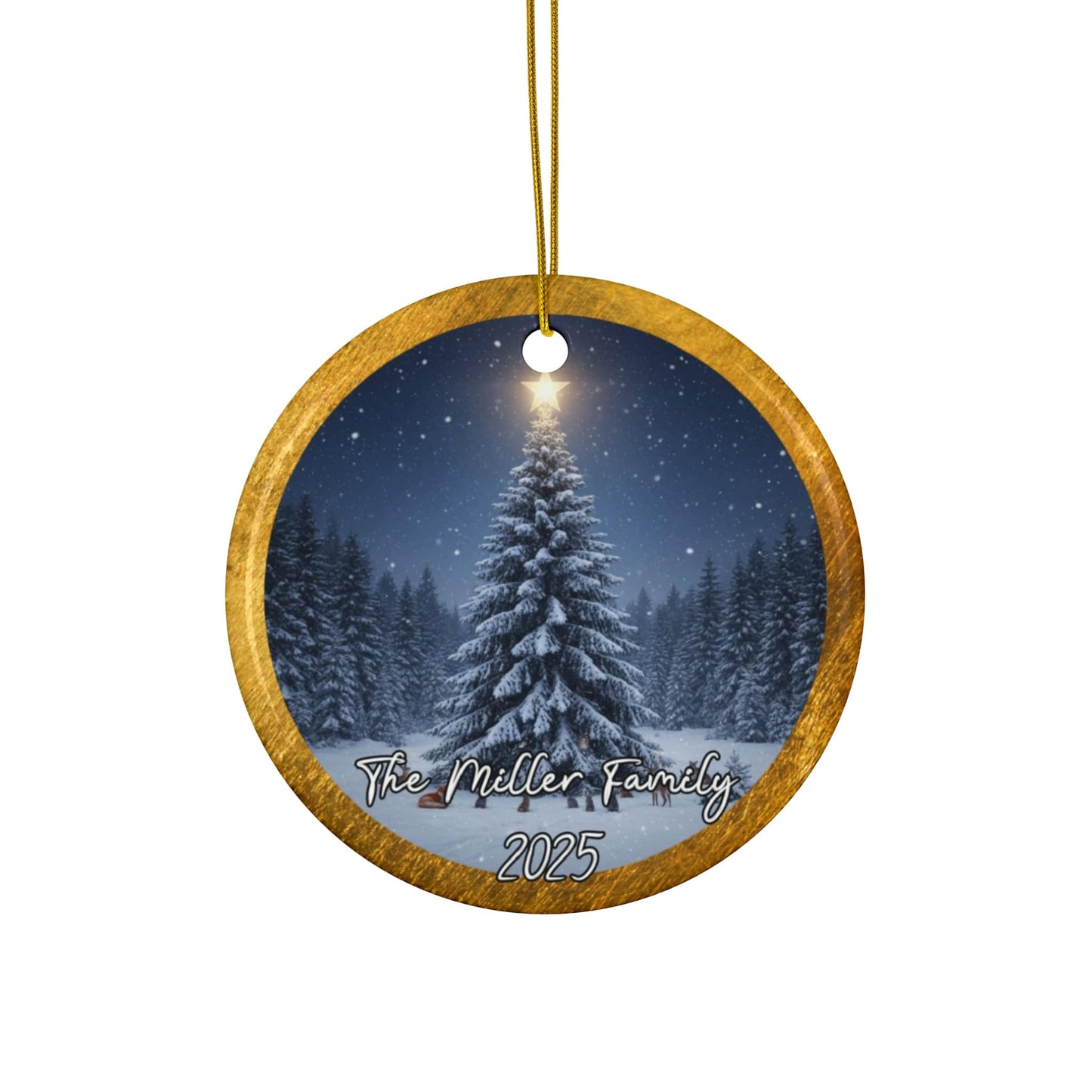 Gilded Christmas Ornament