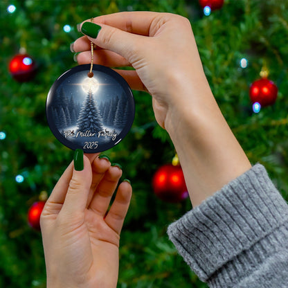 Lunar Star Christmas Ornament