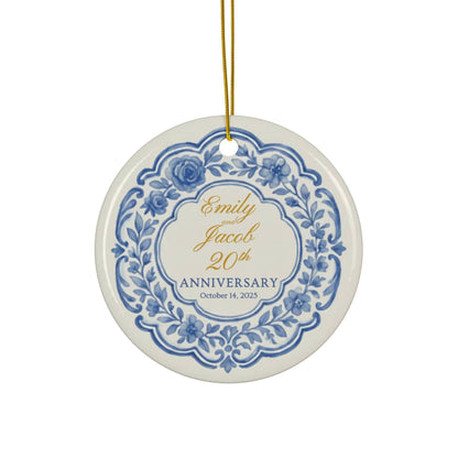 Personalized Anniversary Ornament