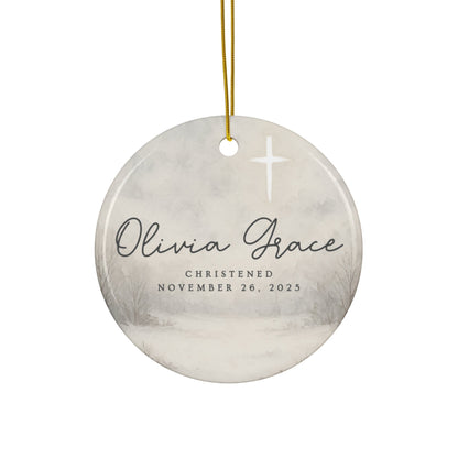 Christening Ornament