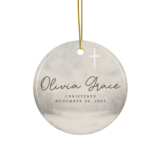 Christening Ornament