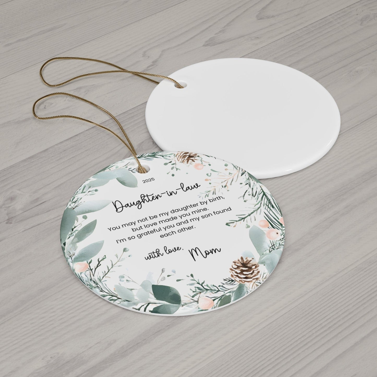 Wedding Ornament – Daughter-In-Law Appreciation Gift