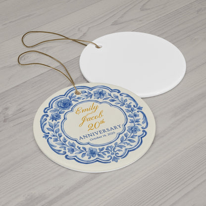 Personalized Anniversary Ornament