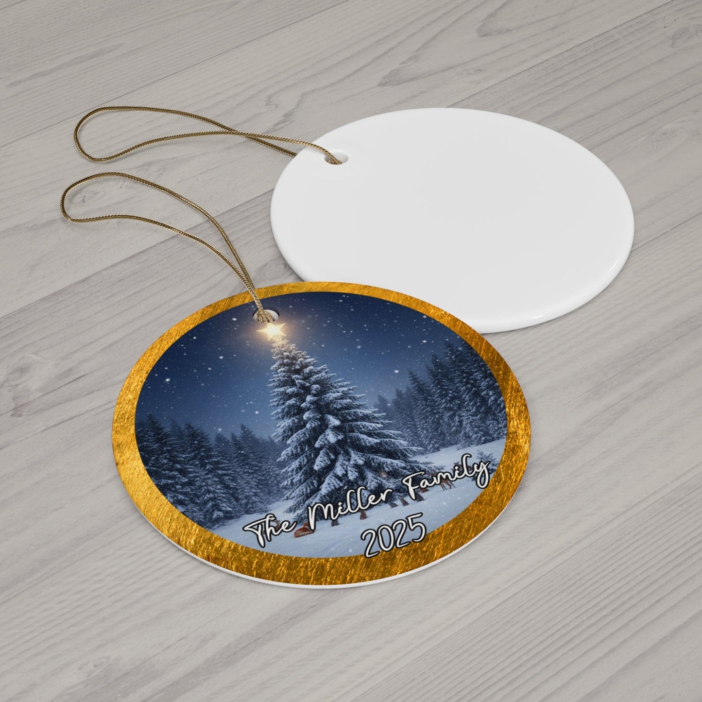 Gilded Christmas Ornament