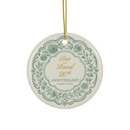 Personalized Anniversary Ornament