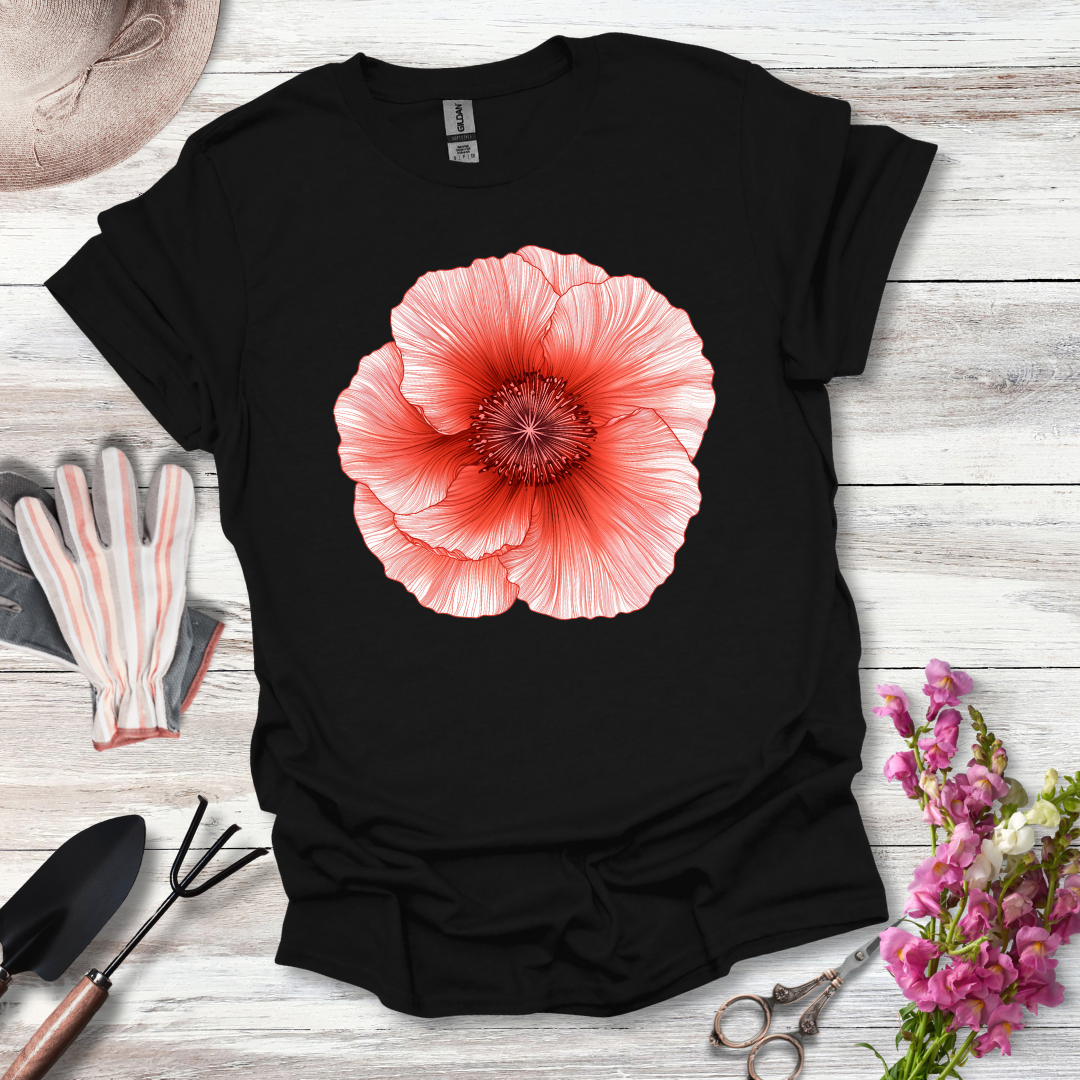 Poppy Pose T-Shirt 011