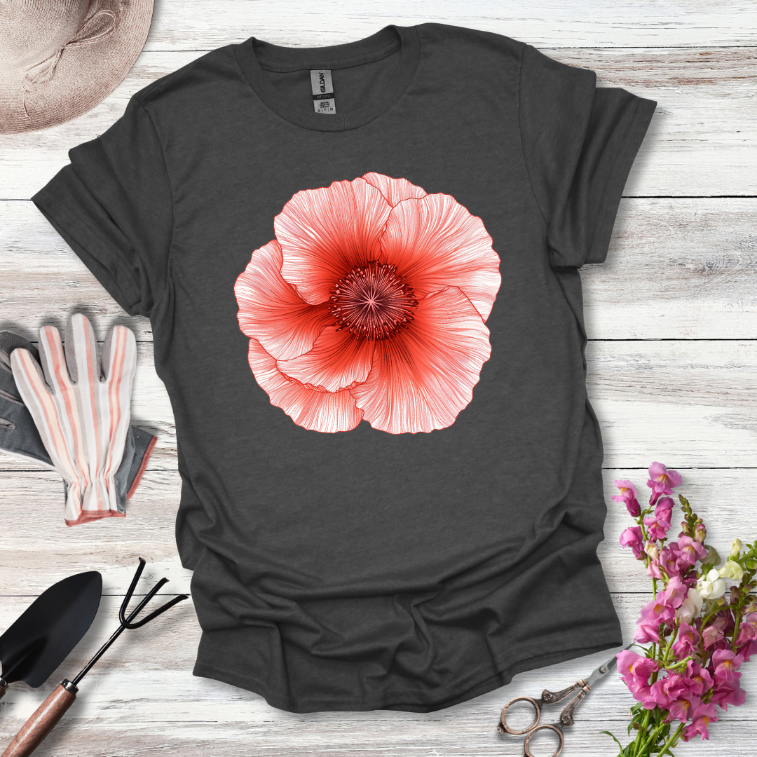 Poppy Pose T-Shirt 011