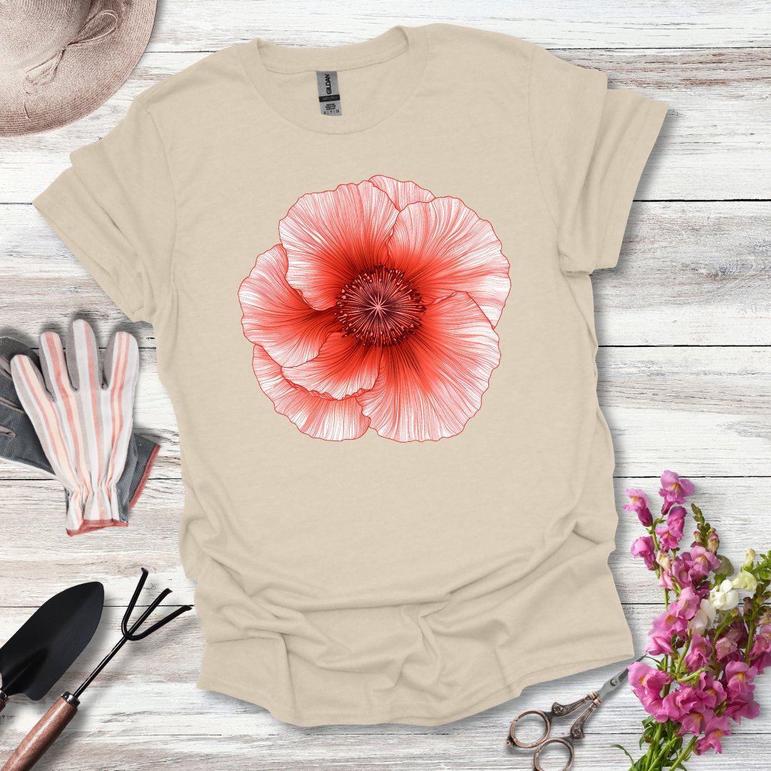 Poppy Pose T-Shirt 011