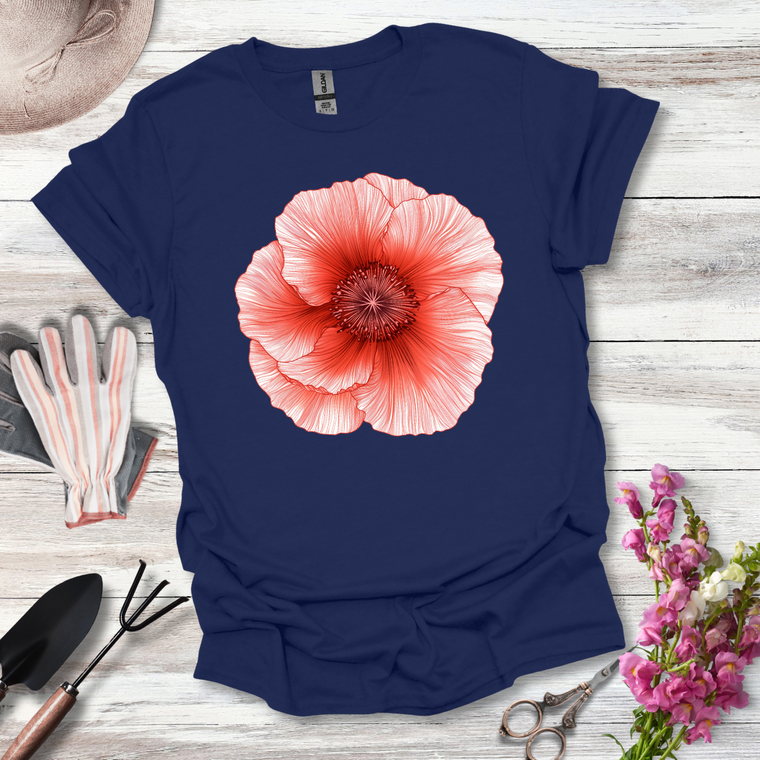 Poppy Pose T-Shirt 011