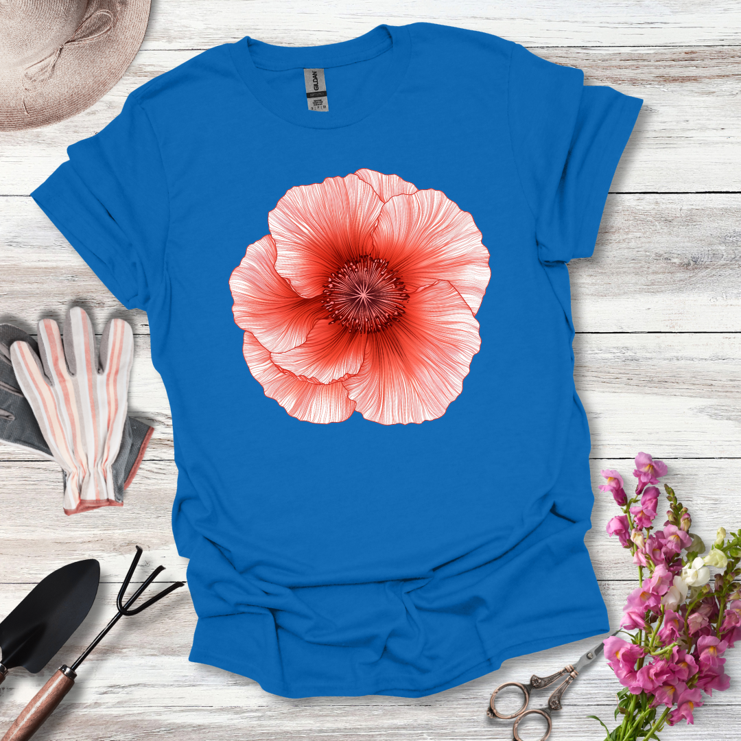 Poppy Pose T-Shirt 011