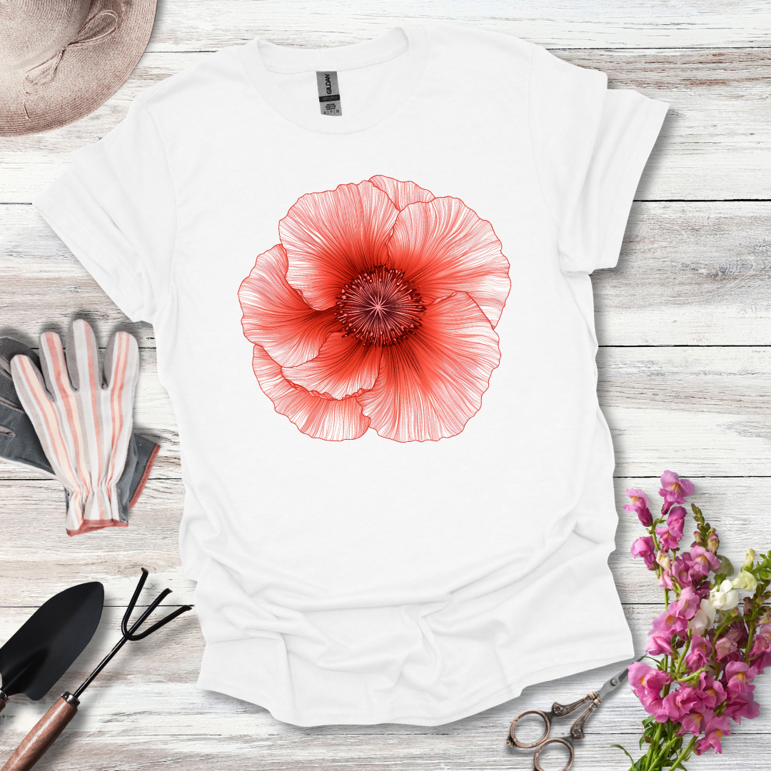 Poppy Pose T-Shirt 011