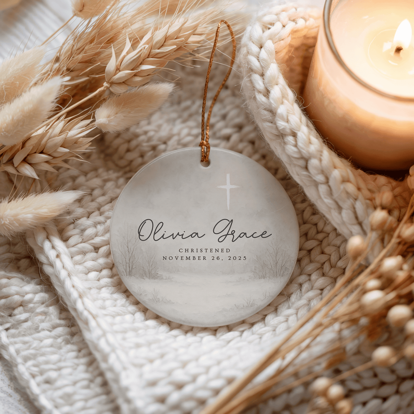 Christening Ornament