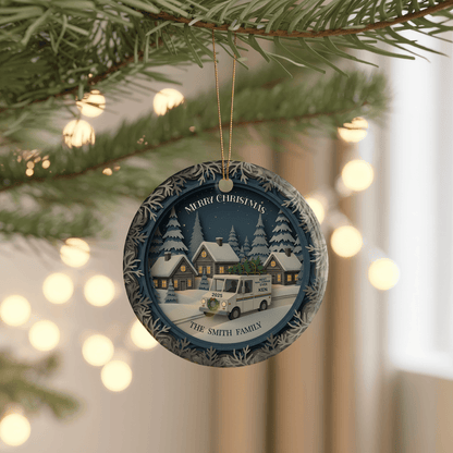 Mail Carrier Christmas Ornament – Personalized USPS Keepsake