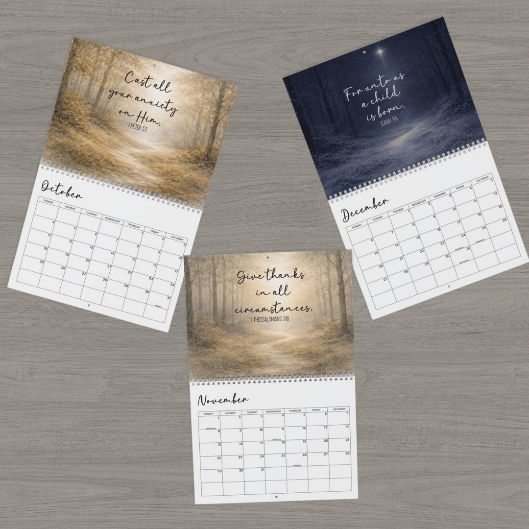 2026 Bible Verses Wall Calendar