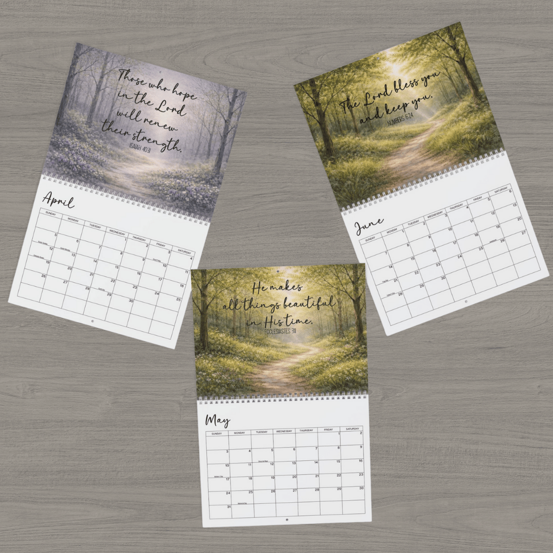 2026 Bible Verses Wall Calendar