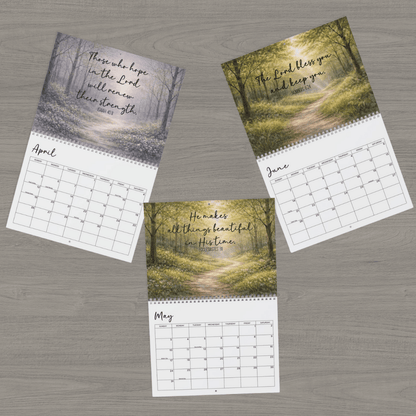 2026 Bible Verses Wall Calendar